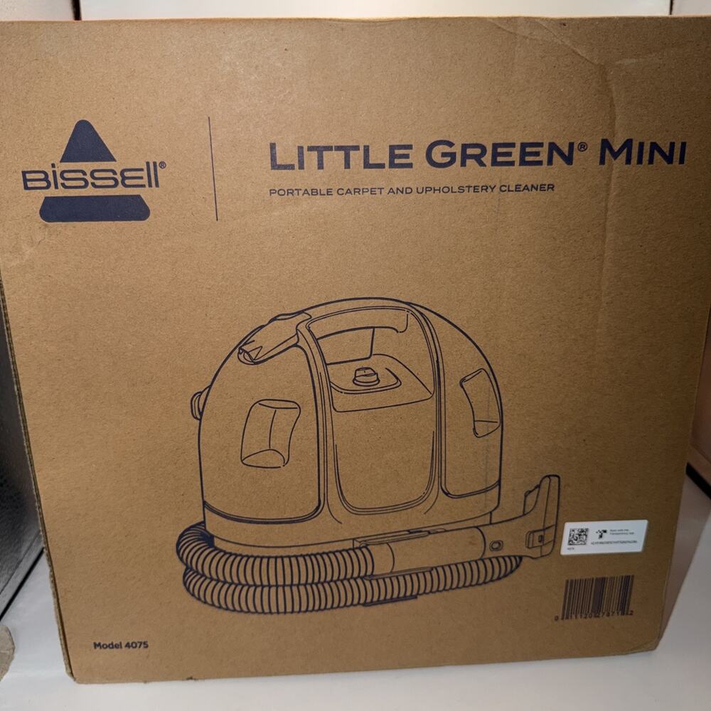 BISSELL Little Green Mini Portable Carpet and Upholstery Deep Cleaner 4075 NIB